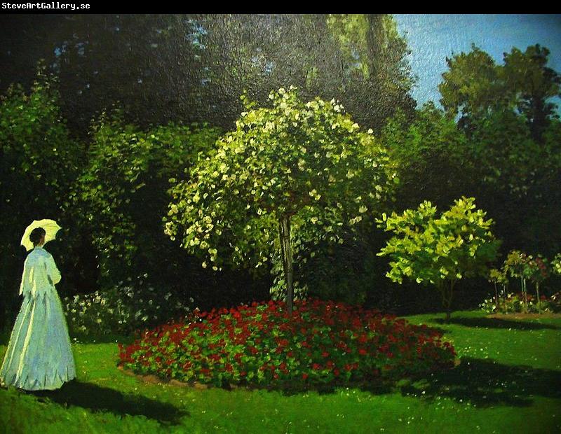 Claude Monet Lady in the garden